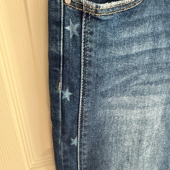 Risen Women's Dark Blue Flare Jeans - Picture 6 of 8